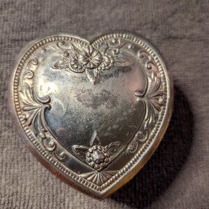 Heart-Shaped Trinket Box By Jennings Brothers